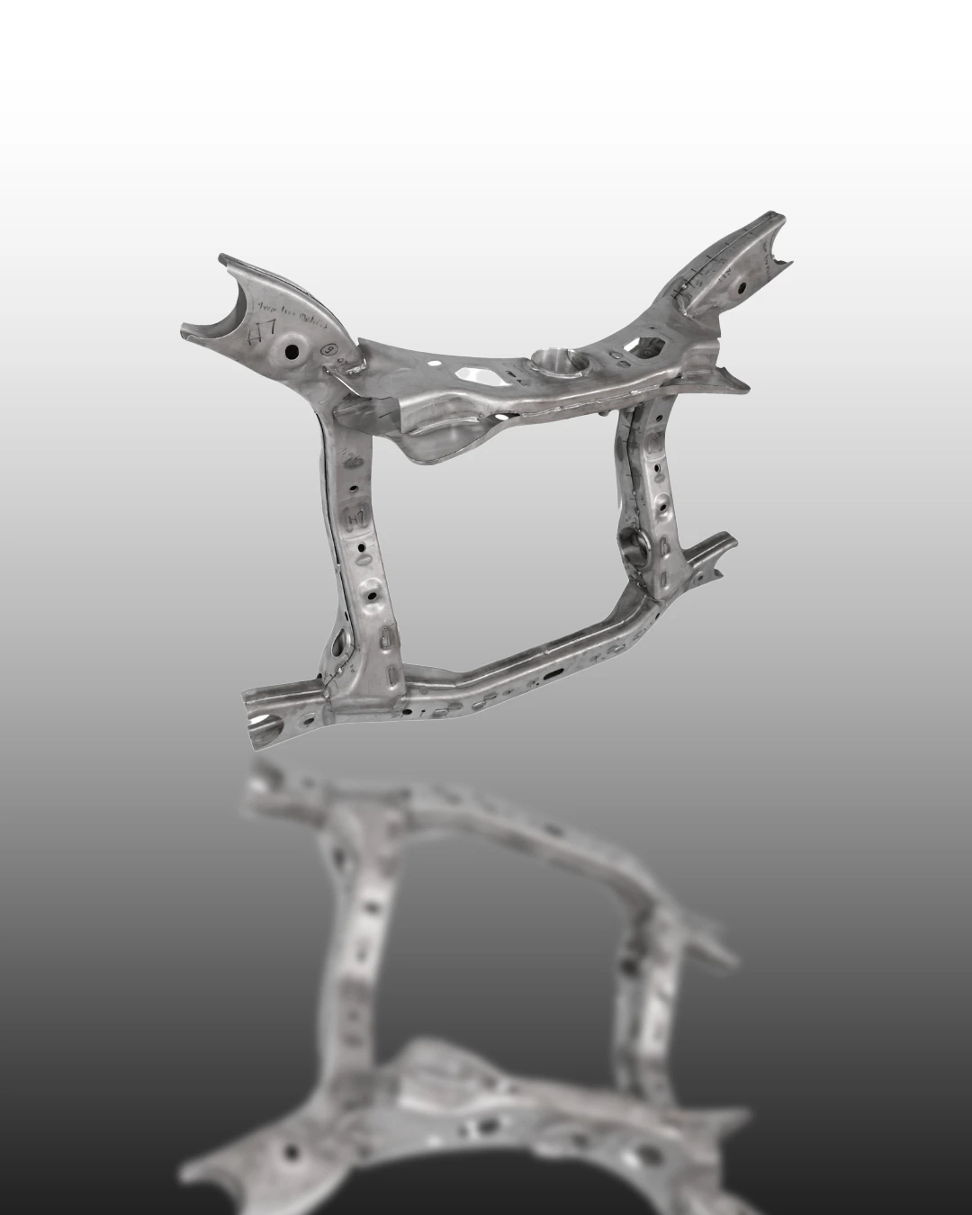 Laser cutting BIW parts